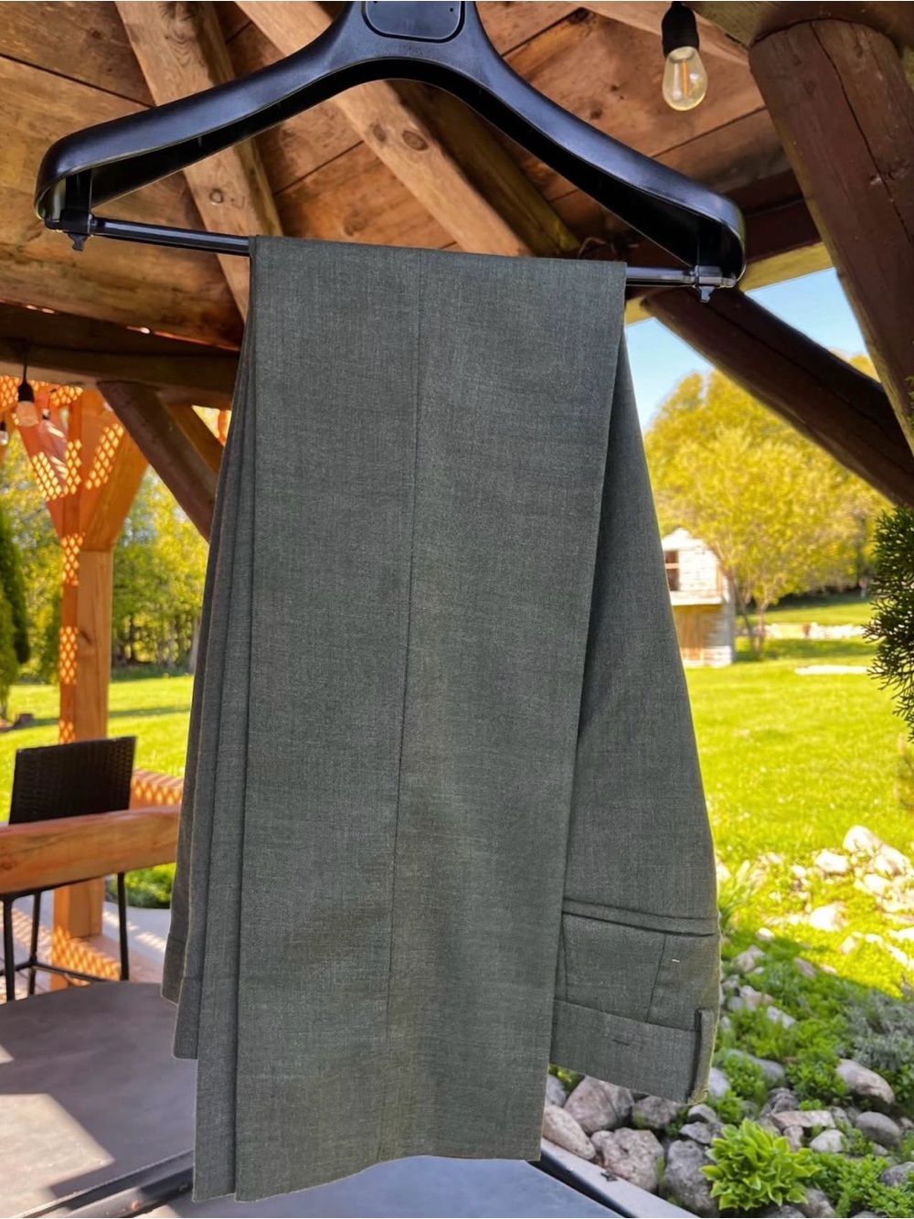 RW&CO. Men’s Dress Pants in Olive Green